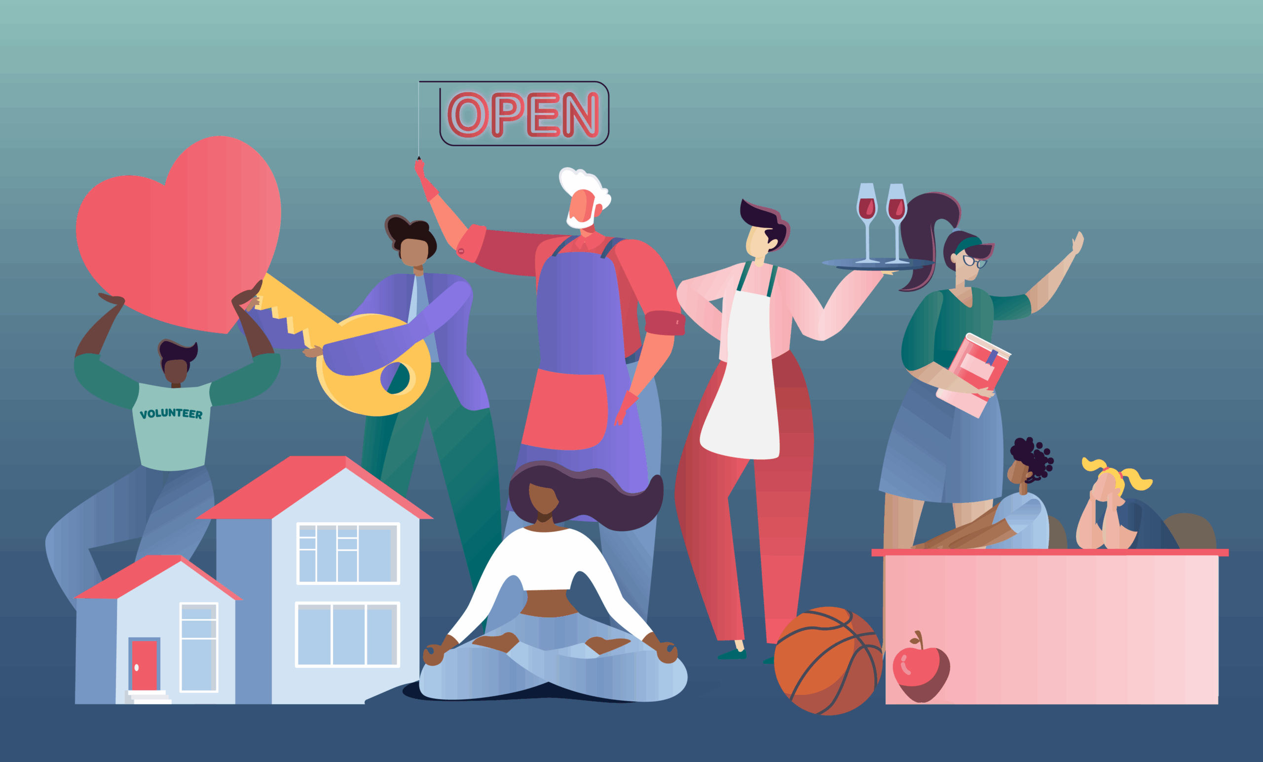 Business owners from different industries